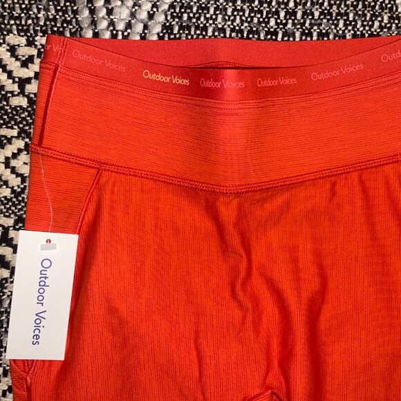 NWT Outdoor Voices Paprika TechSweat™ Thrive 7/8 Leggings – XS - Picture 7 of 9